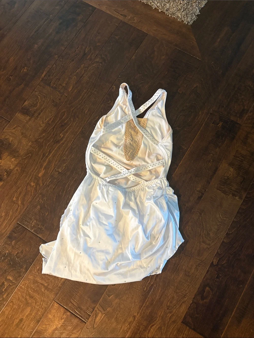 White Embellished Dance Costume